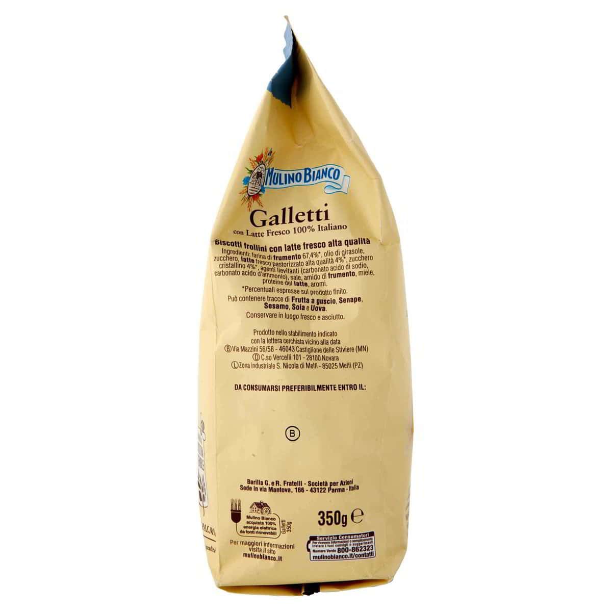 Galletti – édes keksz friss olasz tejjel