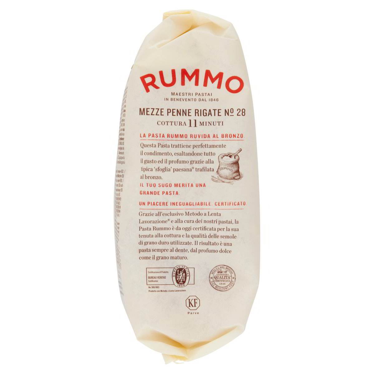 Mezze Penne Rigate N.28 – Rövid, bordázott csőtészta - Salamon Store