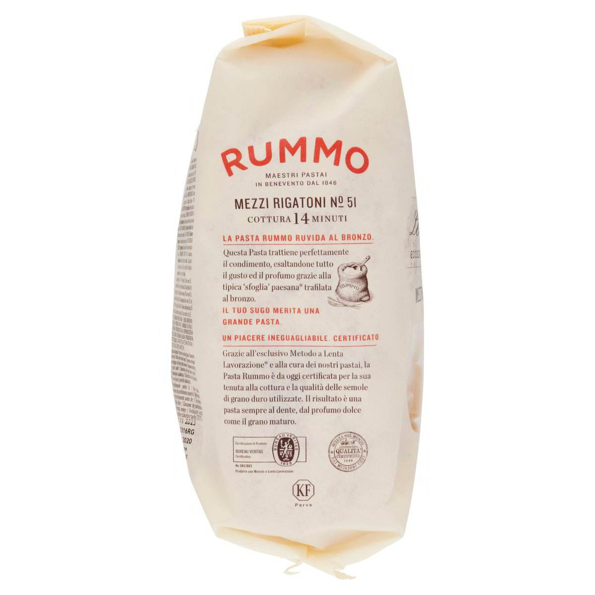 Mezzi Rigatoni N.51 – Rövid, bordázott csőtészta - Salamon Store