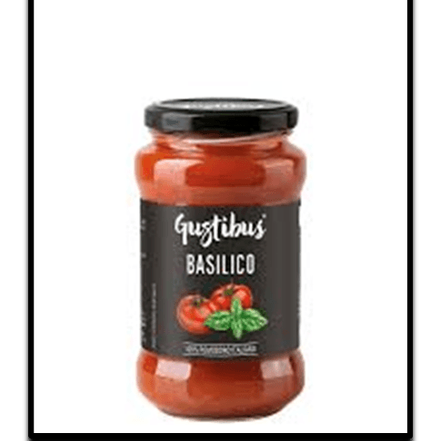 Gustibus – Bazsalikomos Paradicsomszósz - Salamon Store