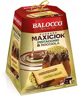 Balocco Pandoro - pissztácia és csokikrémmel töltve