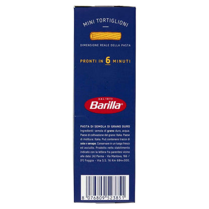 Mini Tortiglioni Piccolini – olasz rövid cső alakú durum tészta