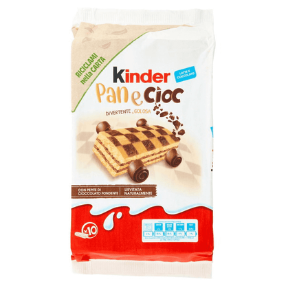Kinder Pan & Ciocc – csokoládés piskótaszelet (10 db)