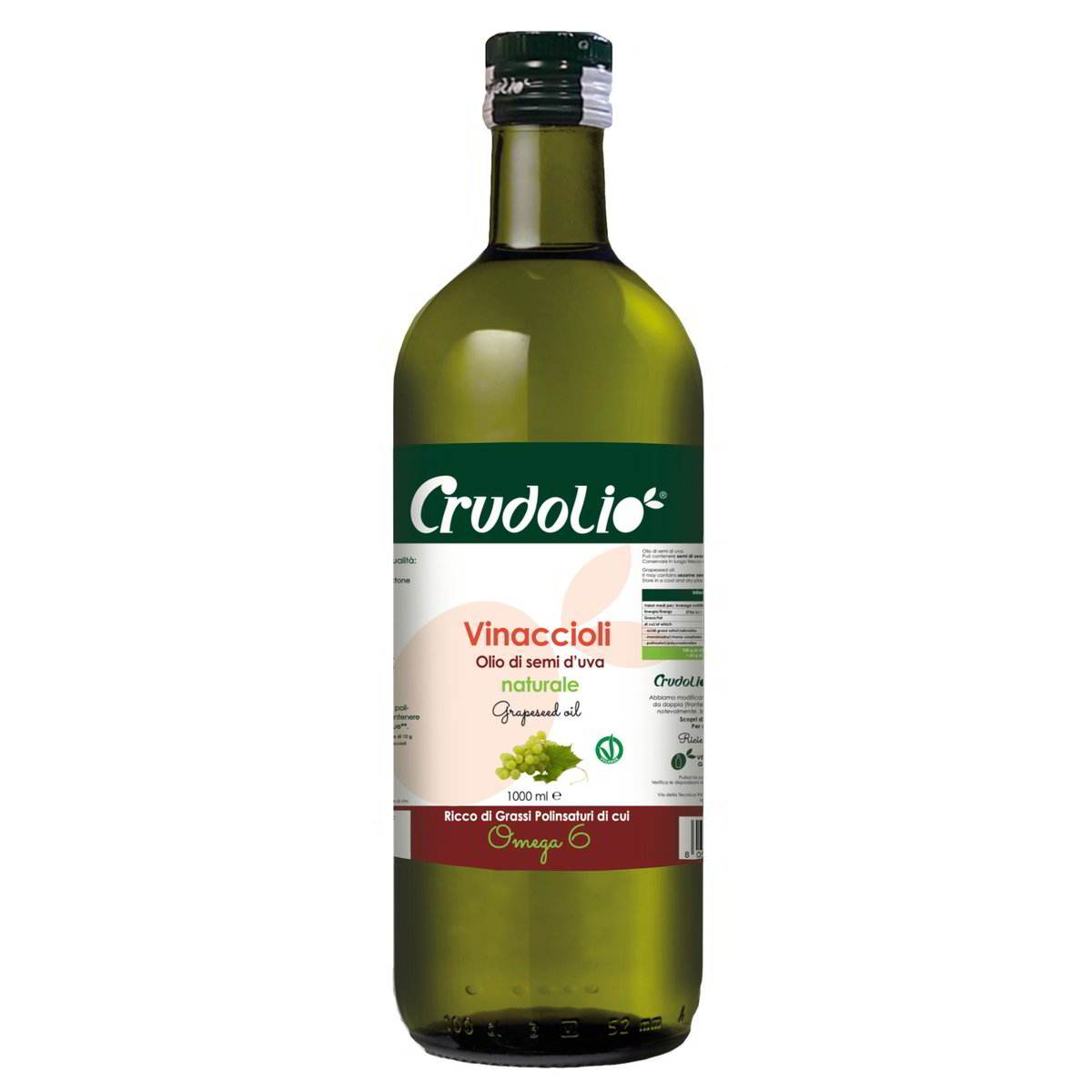 Olio di Vinacciolo Crudolio – Hidegen sajtolt szőlőmagolaj - Salamon Store