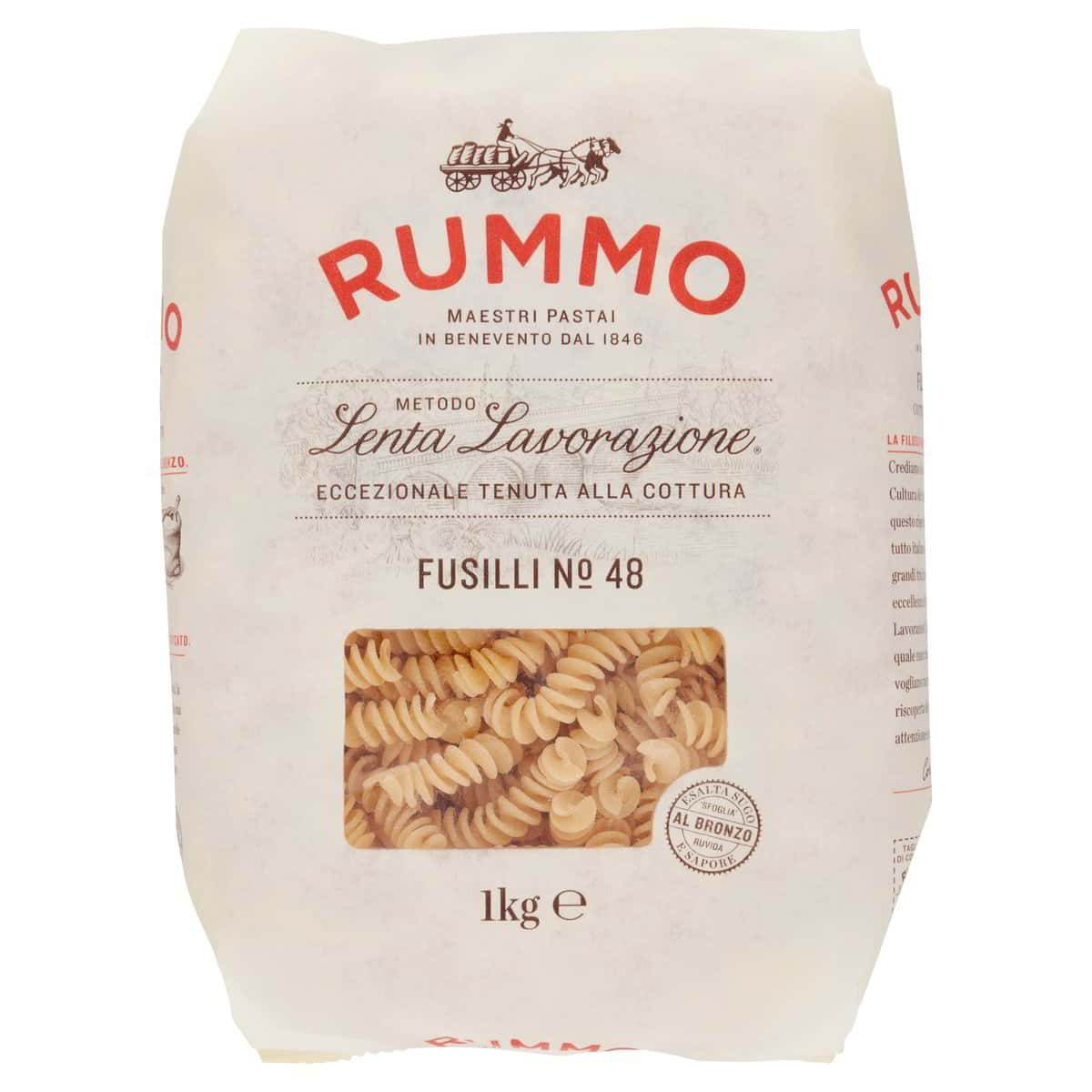 Fusilli N°48 – olasz spiráltészta durum búzából - Salamon Store