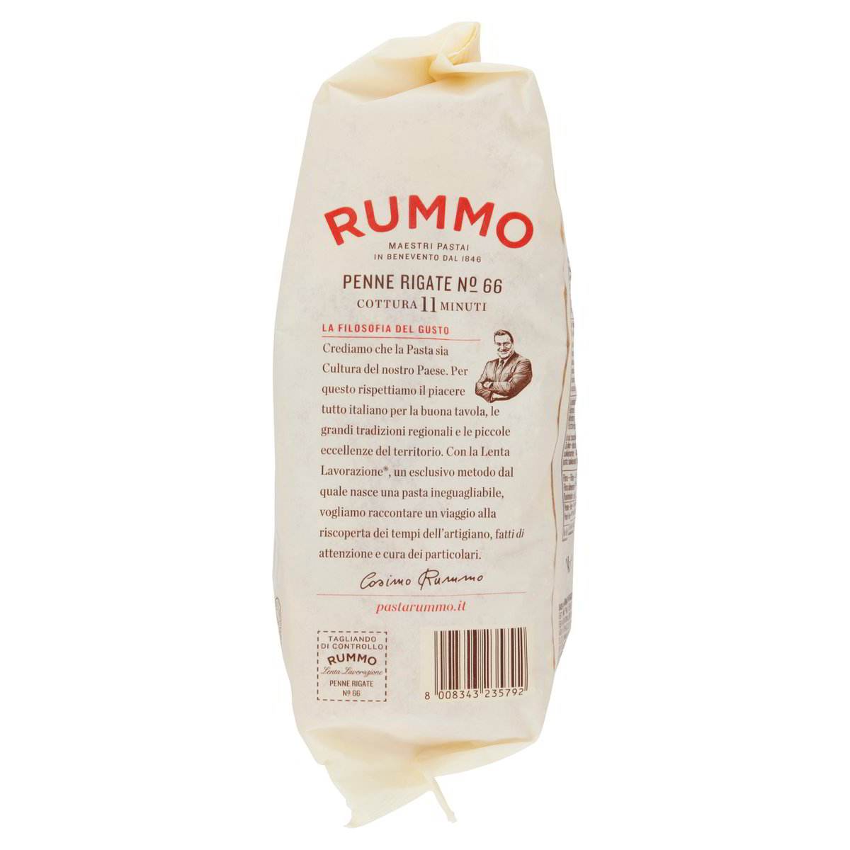 Penne Rigate N.66 – Bordázott, csőtésztás olasz száraztészta - Salamon Store