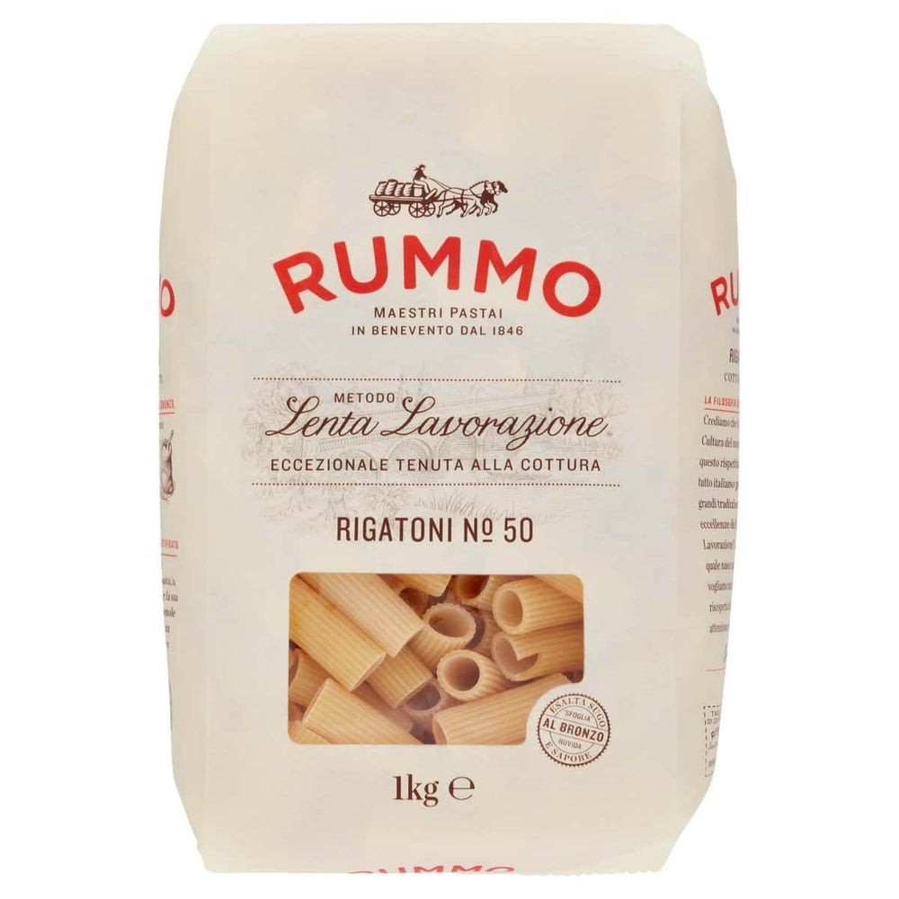 Rigatoni N.50 – olasz bordázott csőtészta durum búzából