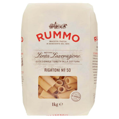 Rigatoni N.50 – olasz bordázott csőtészta durum búzából - Salamon Store