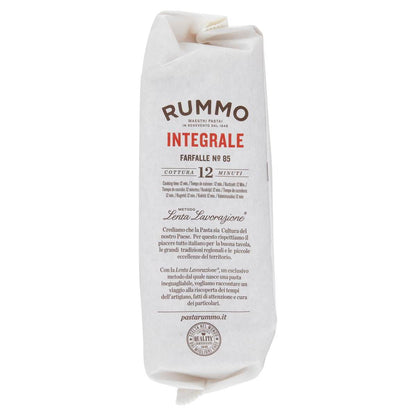 Farfalle Integrali N.85 – Teljes kiőrlésű masni formájú olasz száraztészta - Salamon Store