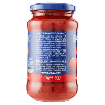 Sugo Pomodoro e Basilico – paradicsomos szósz bazsalikommal - Salamon Store