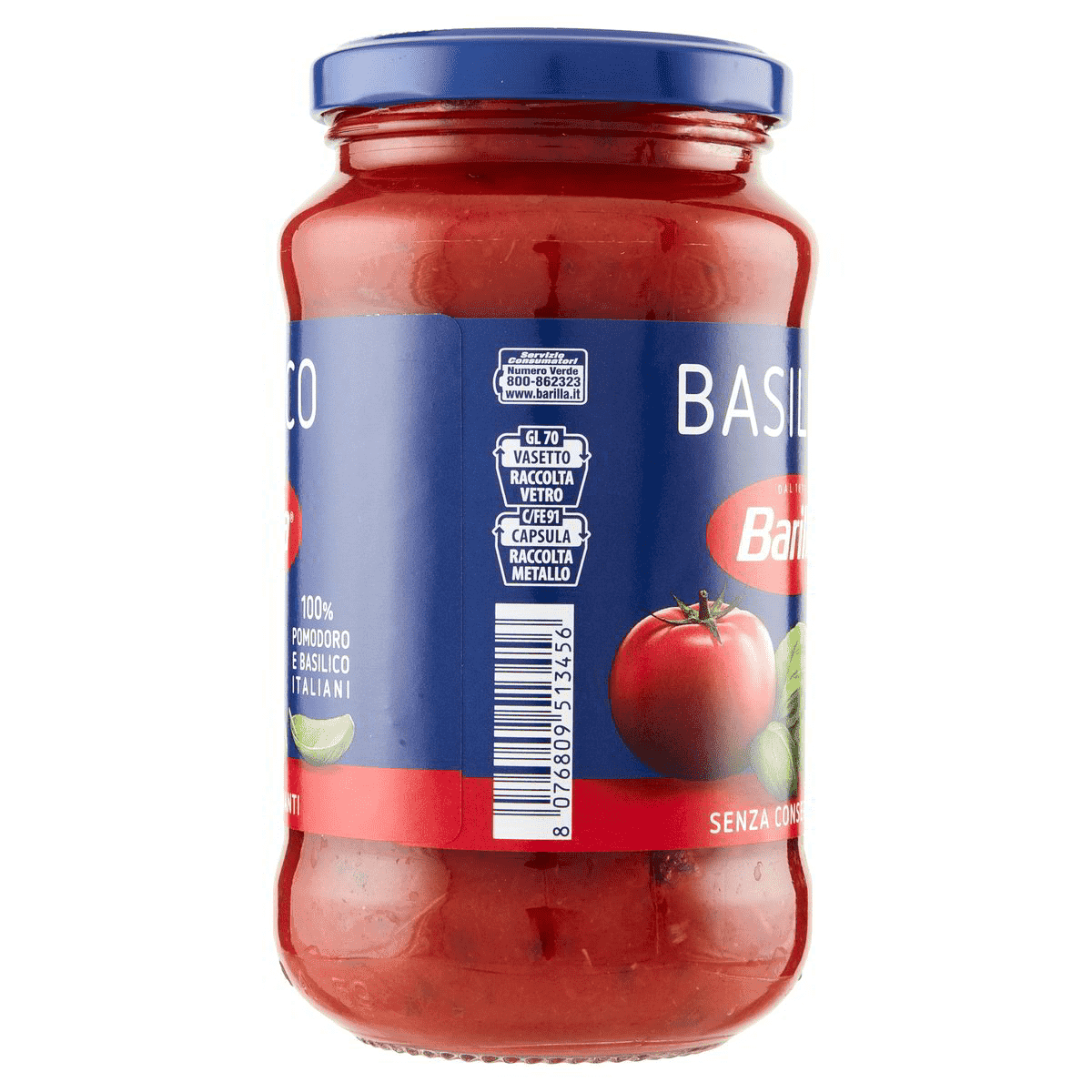 Sugo Pomodoro e Basilico – paradicsomos szósz bazsalikommal - Salamon Store