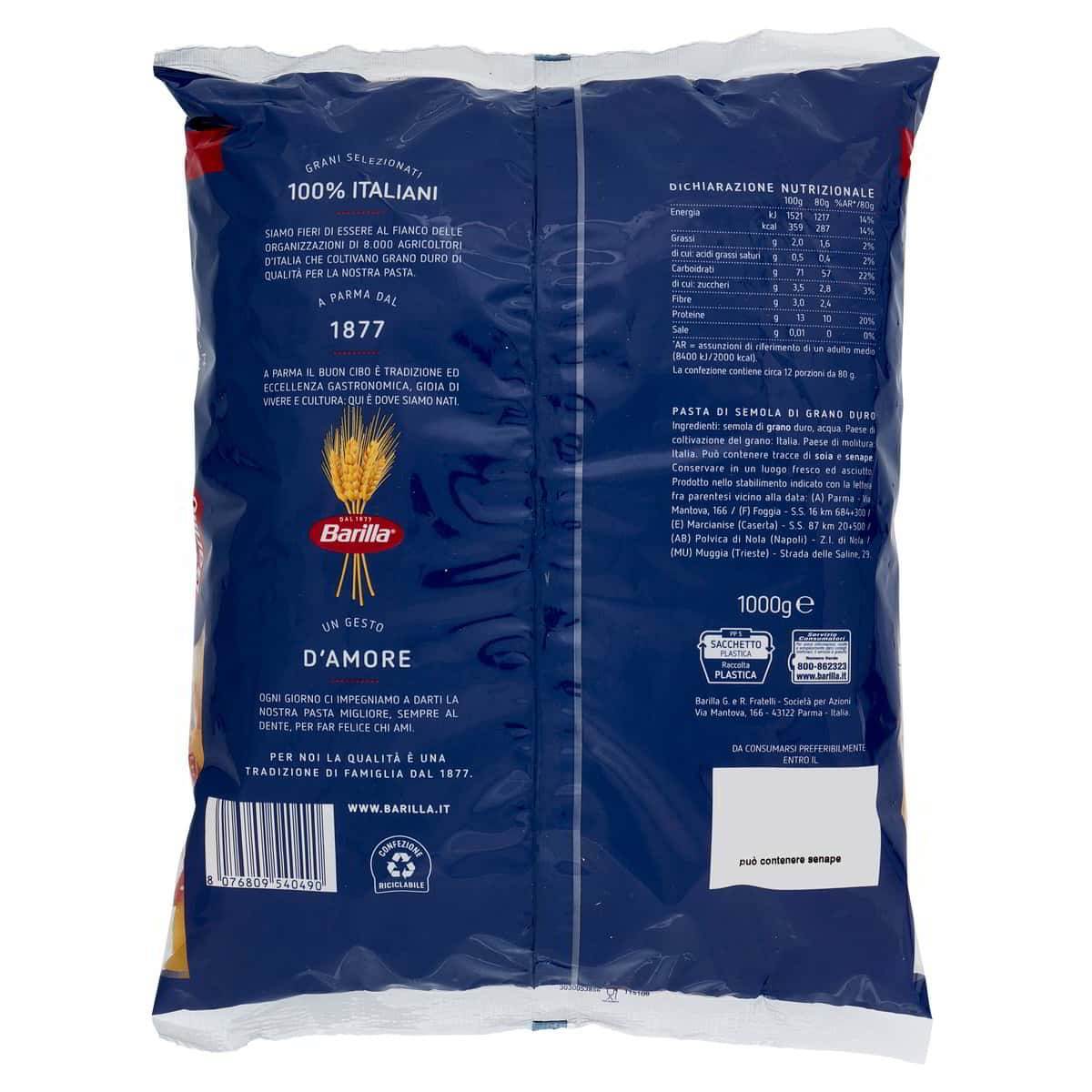 Penne Rigate N°73 – olasz bordázott csőtészta durum búzából - Salamon Store