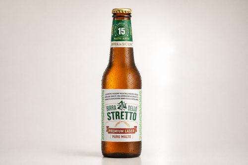 Birra Dello Stretto - Premium Lager sör - 330ml