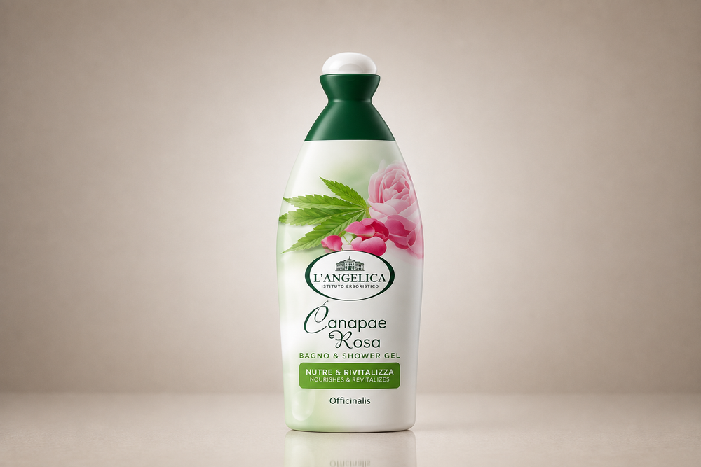 L'angelica Canapa & Rosa – Fürdőhab - 500ml