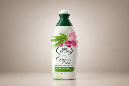 L'angelica Canapa & Rosa – Fürdőhab - 500ml