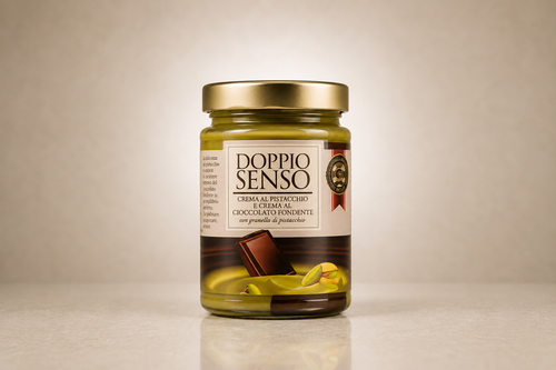 Crema Pistacchio / Cioccolato Fondente – Pisztácia és étcsokoládé krém - 330g