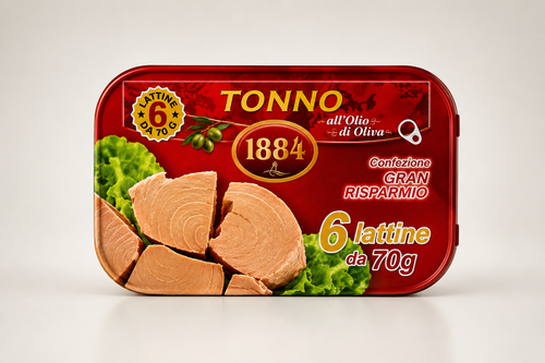 1884- tonhal olívaolajban - 6x70g