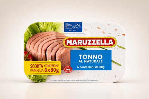 Maruzzella - tonhal saját levében - 6x80g
