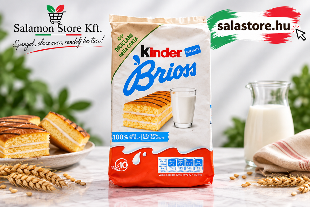 Kinder Brioss – tejkrémes piskótaszelet (10 db)