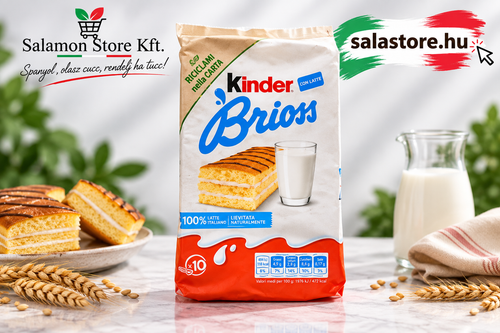 Kinder Brioss – tejkrémes piskótaszelet (10 db)
