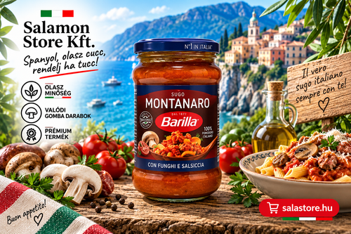 Barilla Ragù Montanaro – Olasz húsos mártás gombával és salsicciával