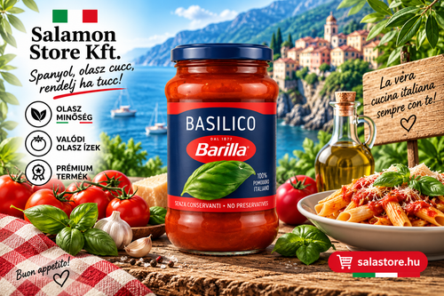 Barilla – paradicsomos szósz bazsalikommal - 300g