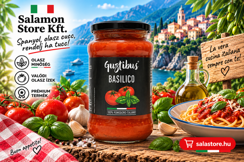 Gustibus – Bazsalikomos Paradicsomszósz - 400g