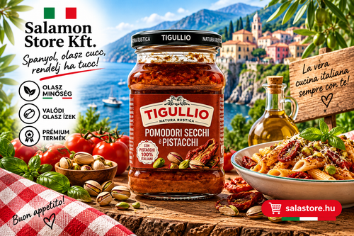 Tigullio pesto - szárított paradicsom és pisztácia - 185 g