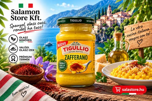 Tigullio pesto - ricottával, sütőtökkel és valódi sáfránnyal - 185g