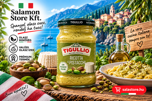 Tigullio pesto - ricottás és pisztáciás szósz - 185g