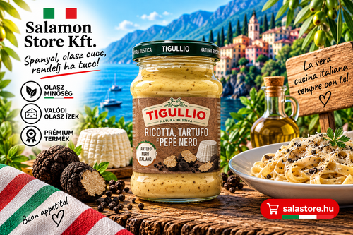 Tigullio - pesto ricottával, fekete borssal és szarvasgombával - 190g