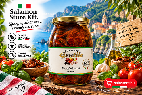 Conserve Gentile Pomodori secchi in olio – Olasz szárított paradicsom olajban - 1062ml