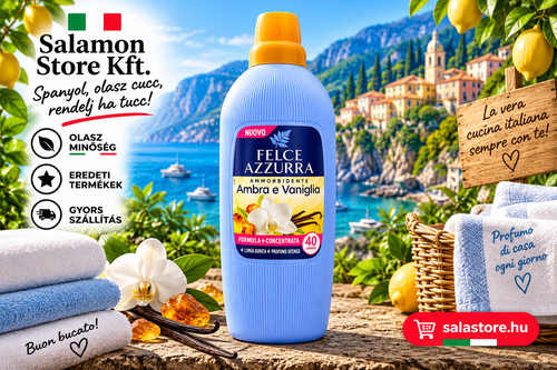 Felce Azzurra - Borostyán és vanília illatú öblítő - 2000ml