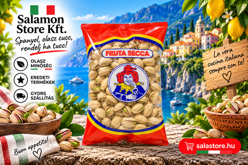 Frutta Secca pirított, sózott pisztácia – Héjas nassolnivaló - 250g