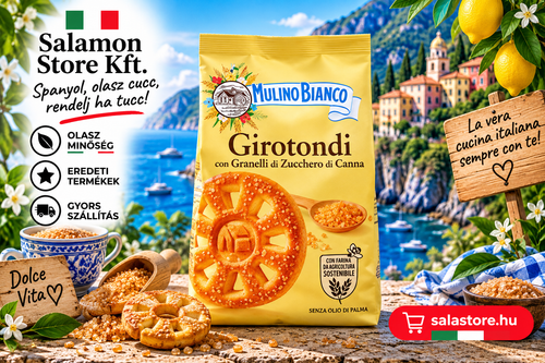 Mulino Bianco Girotondi – barnacukorral szórt édes keksz - 350g