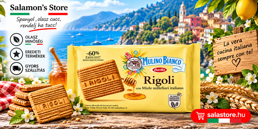 Rigoli – mézes omlós keksz -400g