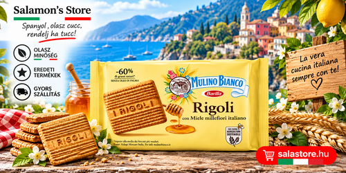 Rigoli – mézes omlós keksz -400g