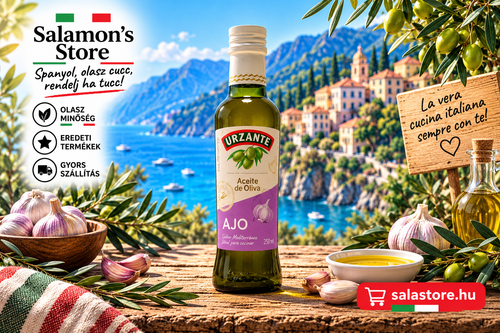 Urzante - Fokhagymás Extra Szűz Olívaolaj - 250ml