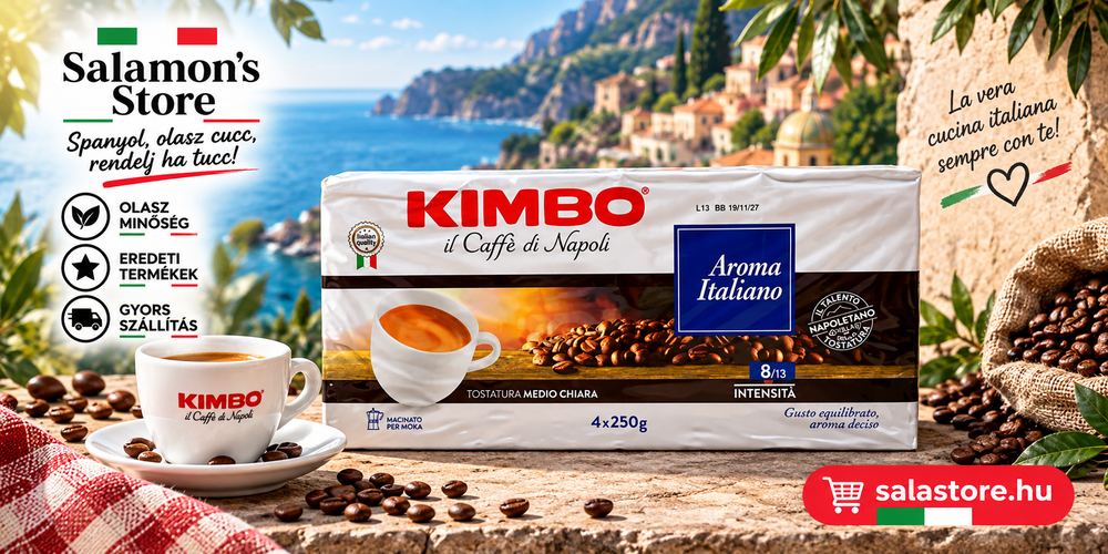 Kimbo őrölt kávé - 4x250g