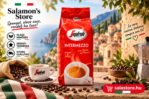Segafredo Intermezzo – Tradicionális olasz szemes kávé - 1000g