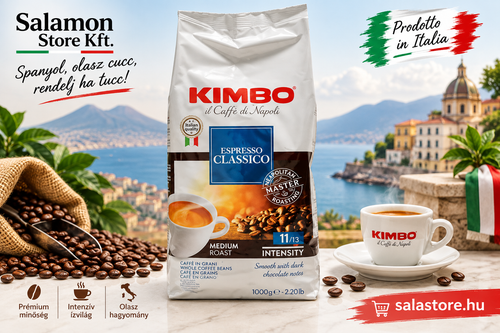 Kimbo - Szemes kávé 11/13-as erősség - 1000g