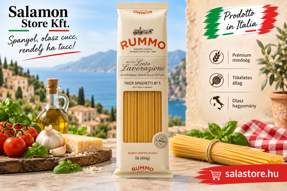 Spaghetti N°5 – olasz durum spagetti tészta - 1000g