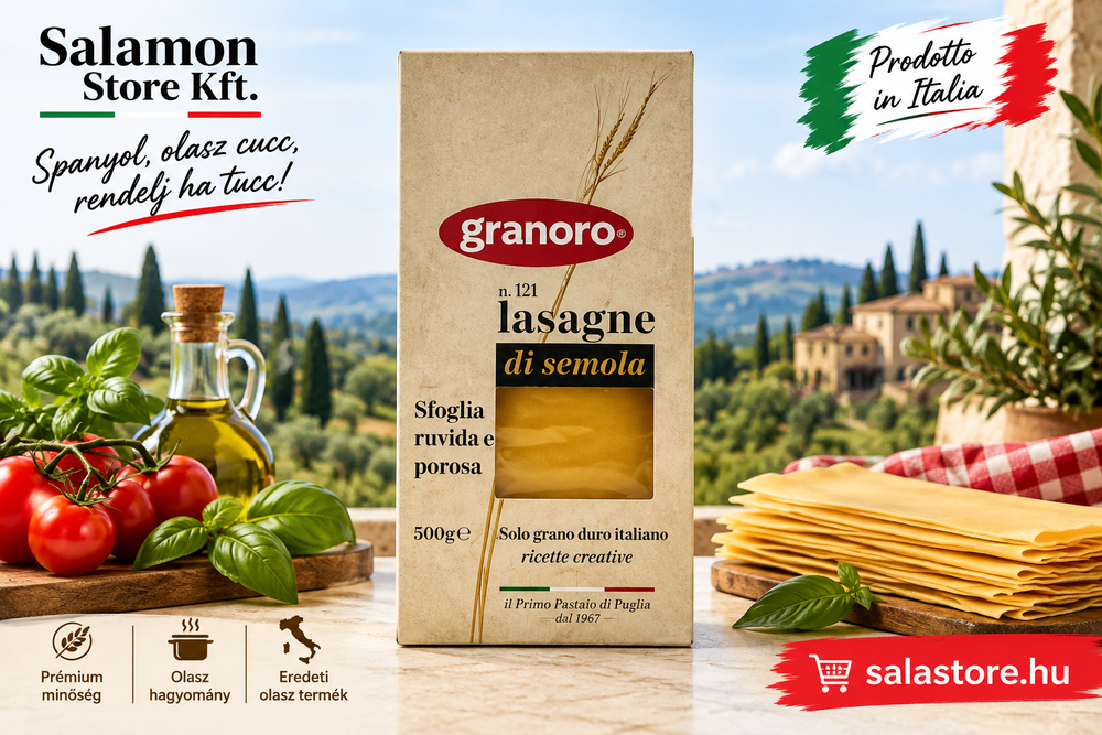 Granoro Lasagne tészta - tojásmentes - 500g