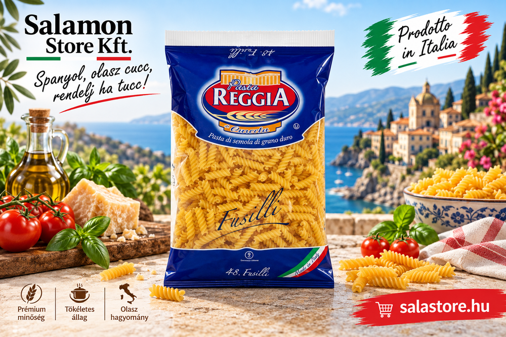 Reggia Fusili - olasz durum tészta - 1000g