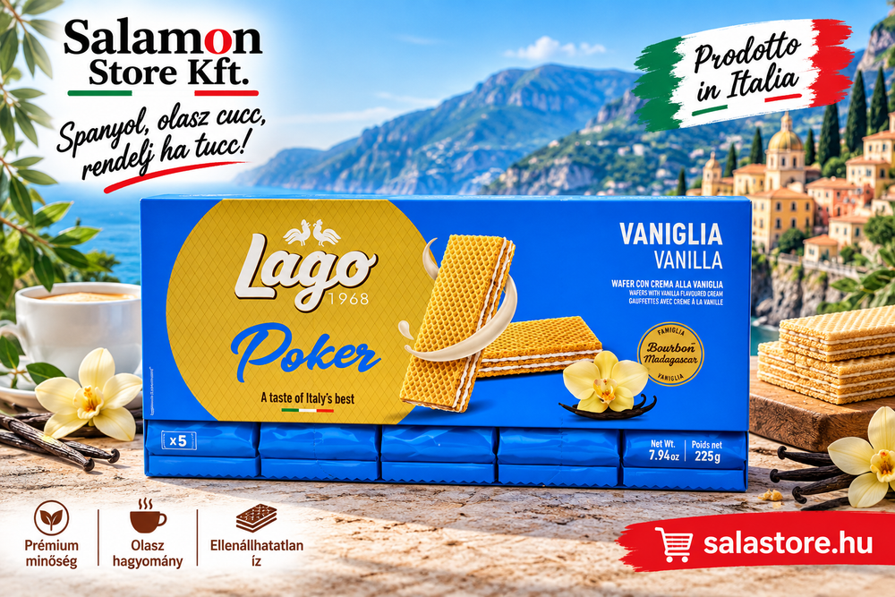 Olasz vanília krémes nápolyi - 5x45g