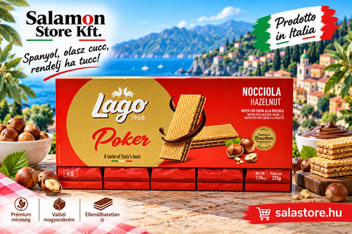 Olasz mogyorókrémes nápolyi - 5x45g