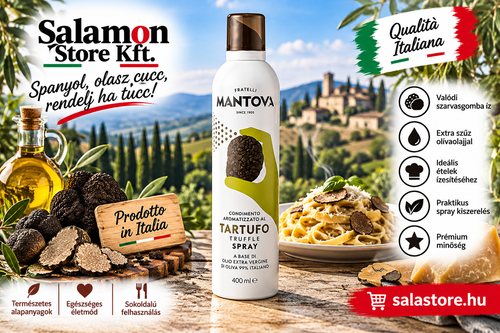 Mantova Tartufo Spray – Extra szűz olívaolaj szarvasgomba aromával - 400ml
