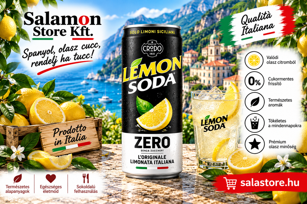 Lemon soda zero - 330ml