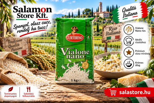 Curtiriso Vialone Nano – Prémium olasz rizottó rizs - 1000g