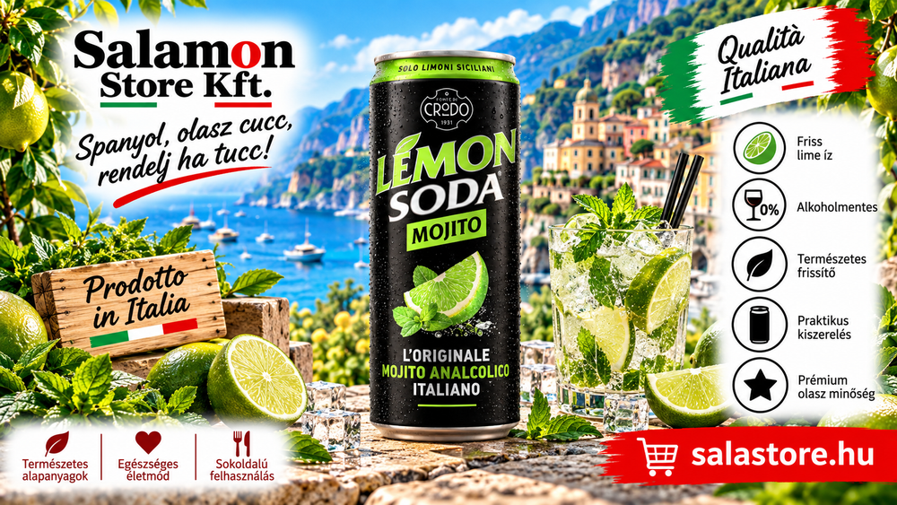Lemon Soda Mojito – olasz mojito ízű ital - 330ml